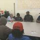 Reporter Walter Jacobson and gang members (CBS News)